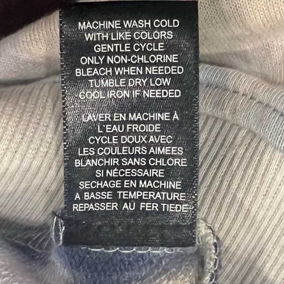 5th & Ryder Hoodie Tie Dye Sweatshirt Size Kids Large Unisex Blue and Ivory NEW - Picture 4 of 8